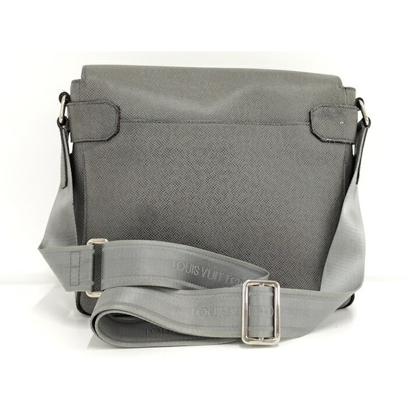 Louis Vuitton MM Gray Bag Taiga Shoulder Roman - Picture 1 of 10
